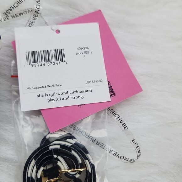 Kate Spade NWT One Shoulder One Piece Swimsuit in Zebra animal print size Small - Picture 4 of 9